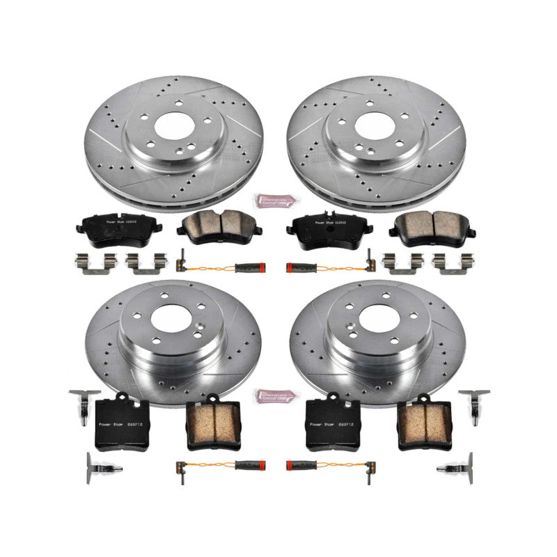 Power Stop 2003 Mercedes-Benz C230 Front & Rear Z23 Evolution Brake Kit PowerStop