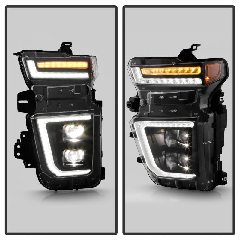 Spyder Chevy Silverado 20-23 HD 2500/3500 High-Power LED Module - Black (PRO-YD-CSHD20AP-SEQ-BK) SPYDER