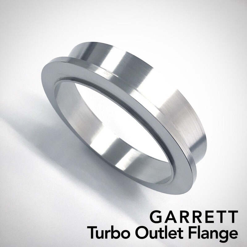 Ticon Industries Garrett G Series G42 Turbo V-Band Inlet (4 inch Tubing) Turbo Outlet Flange