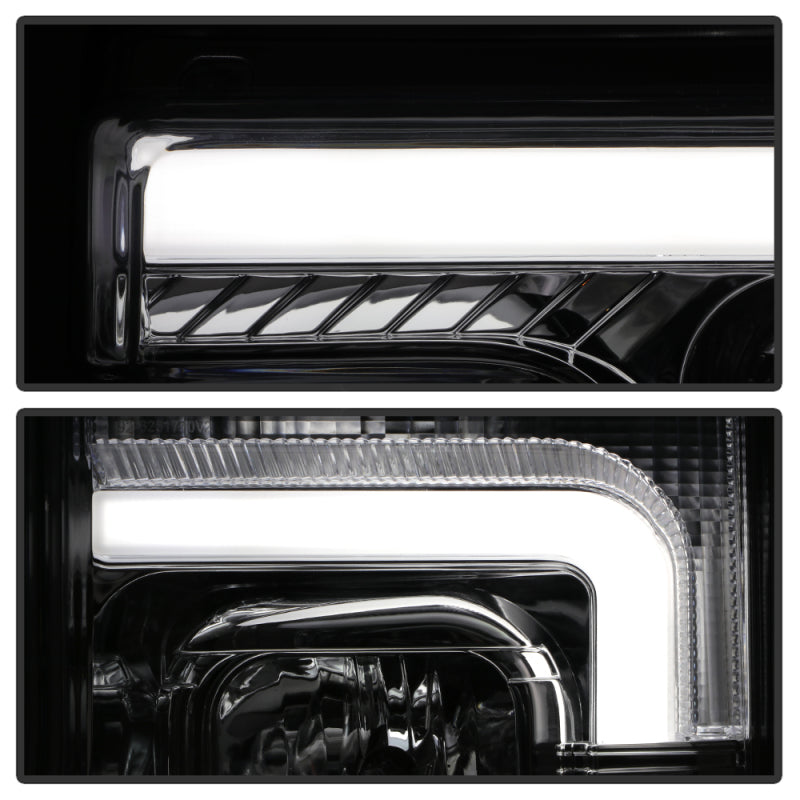 Spyder 17-18 Ford F250/F350/F450 Halogen Model Only -White Light Bar- Chrome- PRO-YD-FS17HALSI-C SPYDER