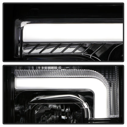Spyder 17-18 Ford F250/F350/F450 Halogen Model Only -White Light Bar- Chrome- PRO-YD-FS17HALSI-C SPYDER