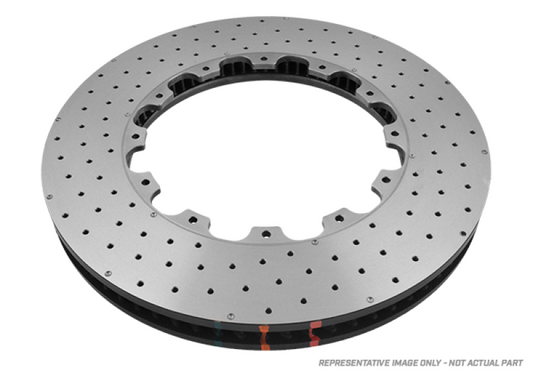 DBA 06-11 Jeep Grand Cherokee SRT 8 Front Crossdrilled & DImpled 5000 XD Series Ring