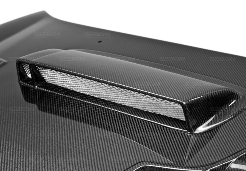 Seibon CWII-style carbon fiber hood for 2002-2003 Subaru Impreza/WRX - HD0203SBIMP-CWII