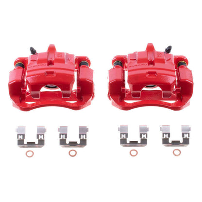 Power Stop 13-16 Scion FR-S Rear Red Calipers w/Brackets - Pair PowerStop