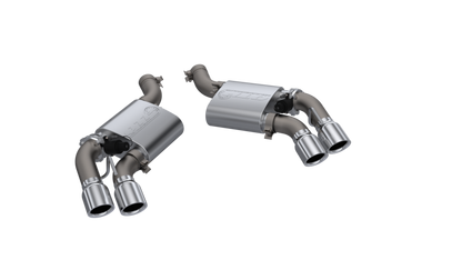 QTP 16-18 Chevrolet Camaro SS 6.2L 304SS Screamer Axle Back Exhaust w/4in Quad Tips QTP