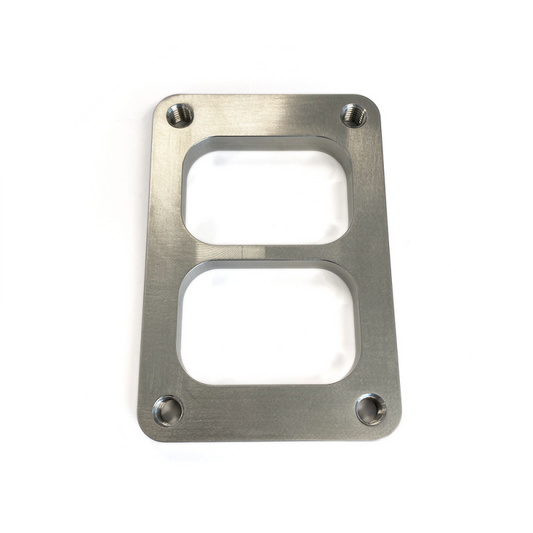 Stainless Bros SS304 T6 Turbo Inlet Flange Divided 1/2in/12.7mm (Threaded)