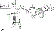 Load image into Gallery viewer, Genuine OEM Honda Brake Booster Vacuum Check Valve (46403-SE0-003) X1