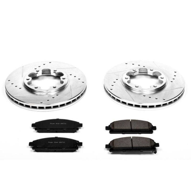 Power Stop 96-98 Nissan Pathfinder Front Z23 Evolution Sport Brake Kit PowerStop