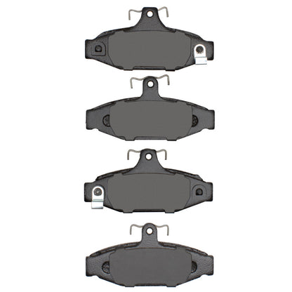 R1 Rear Semi-Metallic Brake Pads 1985-1997 Chevrolet/Pontiac - 2311-0413-00