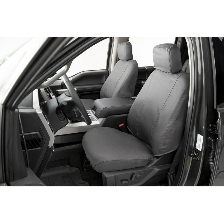 Covercraft 19-24 Ford F-250 Polycotton SeatSaver Custom Second Row Seat Covers - Grey