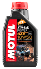 Load image into Gallery viewer, Motul 1L ATV-SXS POWER 4-Stroke Engine Oil 10W50 4T