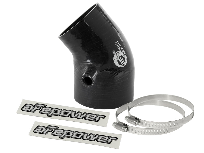 afe Magnum FORCE Intake Coupling Kit (3-1/4 IN ID to 2-13/16 IN ID x 40 Deg.) Elbow Black