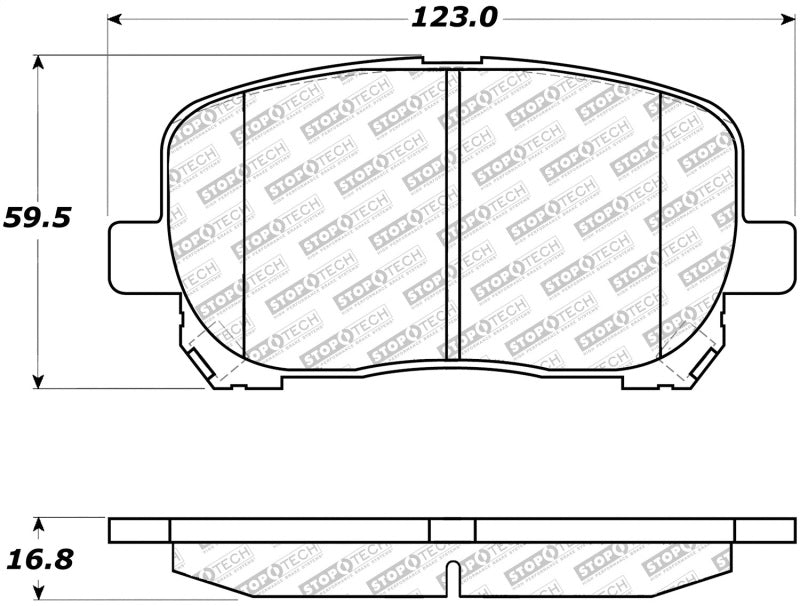StopTech Street Disc Brake Pads - 305.09230 Stoptech