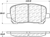 StopTech Street Disc Brake Pads - 305.09230