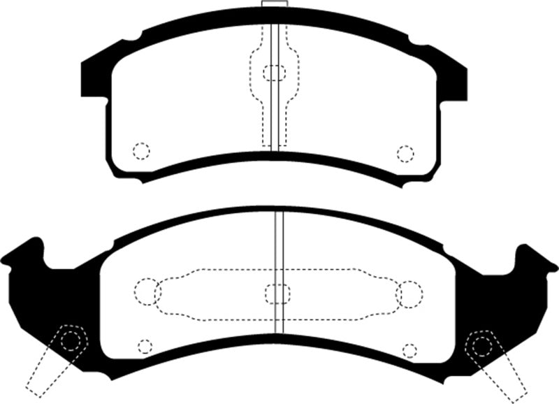 EBC RedStuff Front Brake Pads - DP31271C EBC
