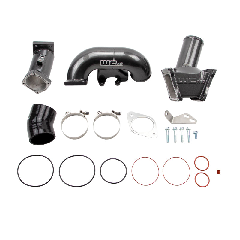 Wehrli 2007.5-10 Chevrolet Duramax LMM 3in. Y-Bridge Kit - Gloss White