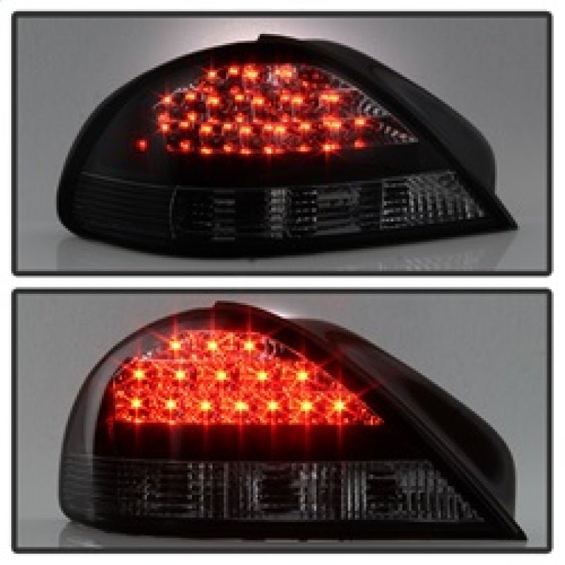 Spyder 99-05 Pontiac Grand Am LED Tail Lights - Black Smoke SPYDER