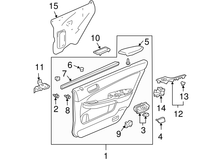 Load image into Gallery viewer, Genuine OEM Honda Clip Door Lining (91560-S84-A01) X1