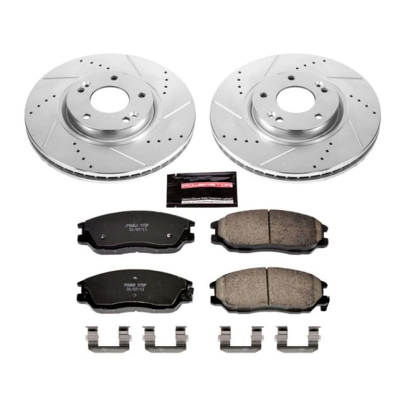 Power Stop 03-05 Hyundai XG350 Front Z23 Evolution Sport Brake Kit PowerStop