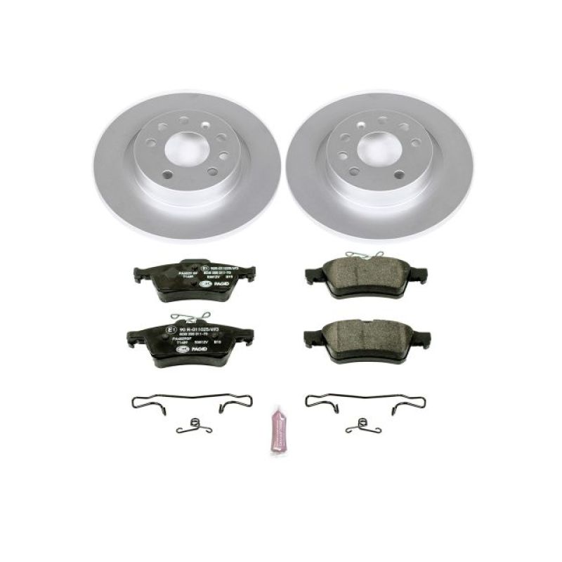 Power Stop 03-11 Saab 9-3 Rear Euro-Stop Brake Kit PowerStop