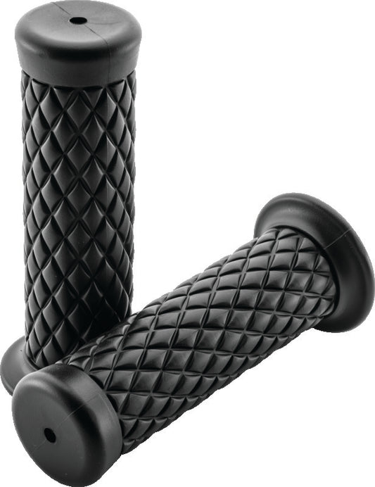 Bikers Choice 1 Inch Black Quilted Grip - 485801