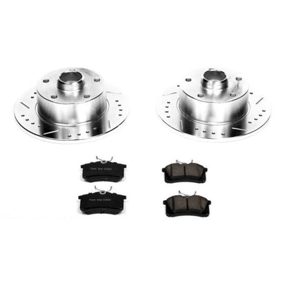 Power Stop 97-01 Audi A4 Rear Z23 Evolution Sport Brake Kit PowerStop