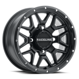 Raceline A94B Krank 14x7in / 4x156 BP / 10mm Offset / 132.5mm Bore - Satin Black Wheel