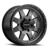 Raceline 935G Defender 17x9in / 5x139.7 BP / 0mm Offset / 107.95mm Bore - Gunmetal Wheel