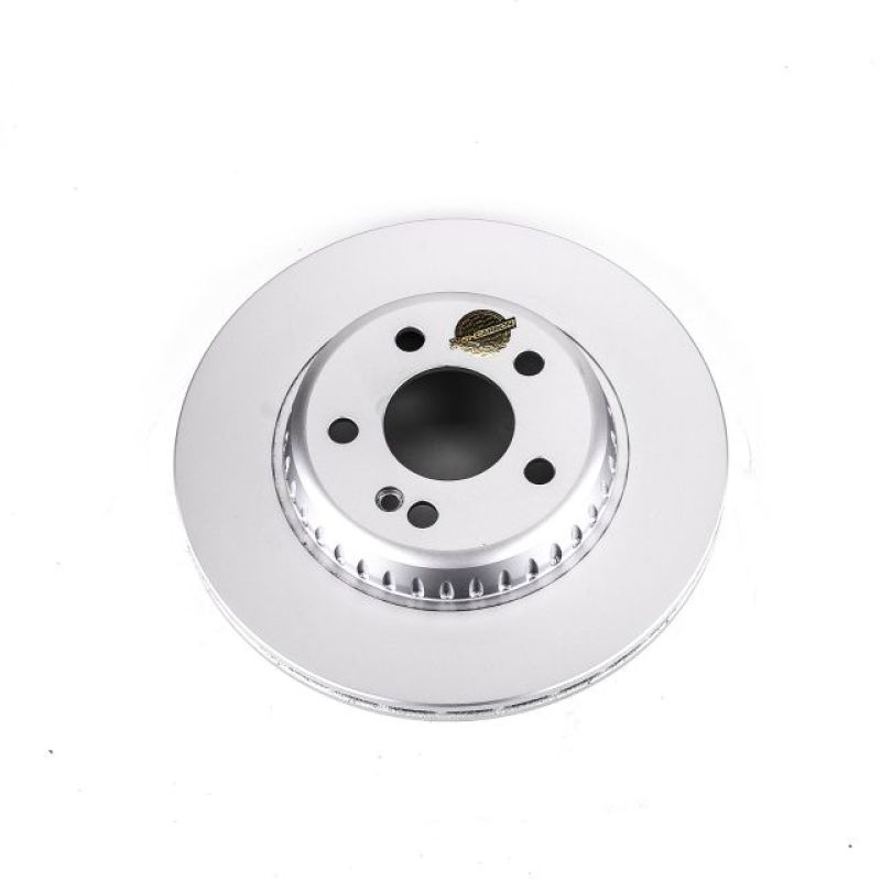 Power Stop 15-18 Mercedes-Benz C300 Rear Evolution High Carbon Geomet Coated Rotor PowerStop