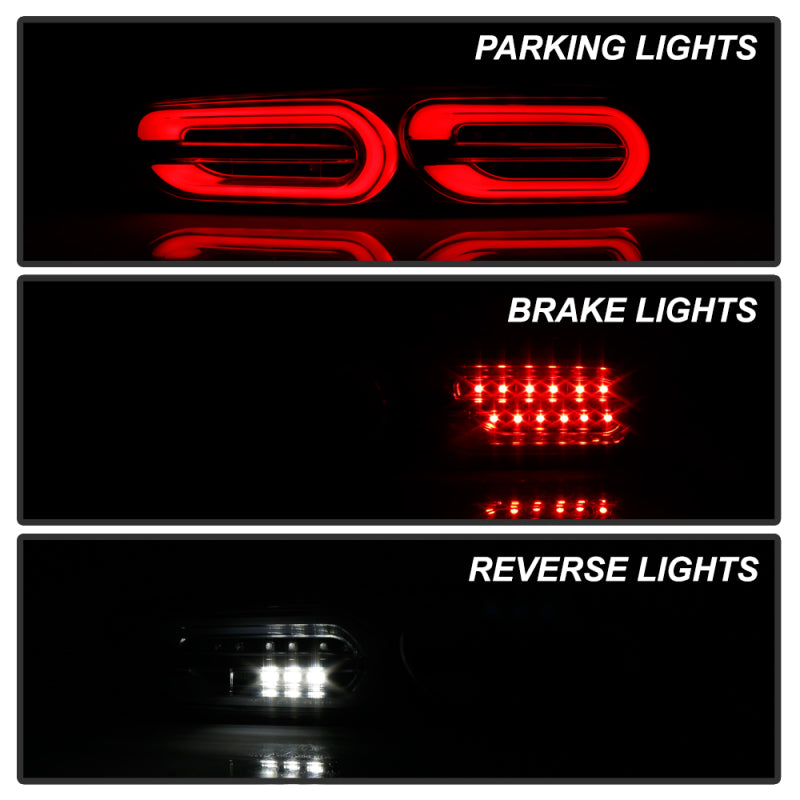 Spyder Chevy Camaro 16-18 (Do Not Fit Halogen Model) LED Tail Lights Black ALT-YD-CCAM16LED-SEQ-BK SPYDER