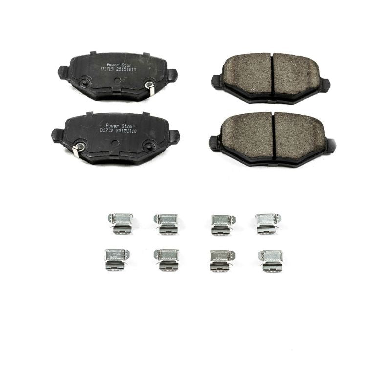 Power Stop 12-16 Chrysler Town & Country Rear Z17 Evolution Ceramic Brake Pads w/Hardware PowerStop