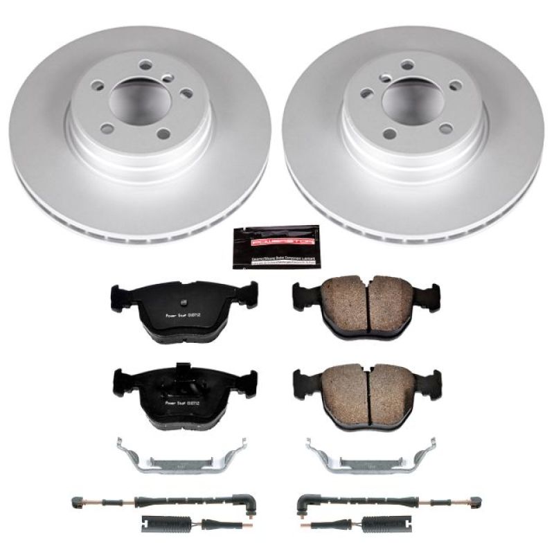 Power Stop 03-05 Land Rover Range Rover Front Z23 Evolution Sport Coated Brake Kit PowerStop