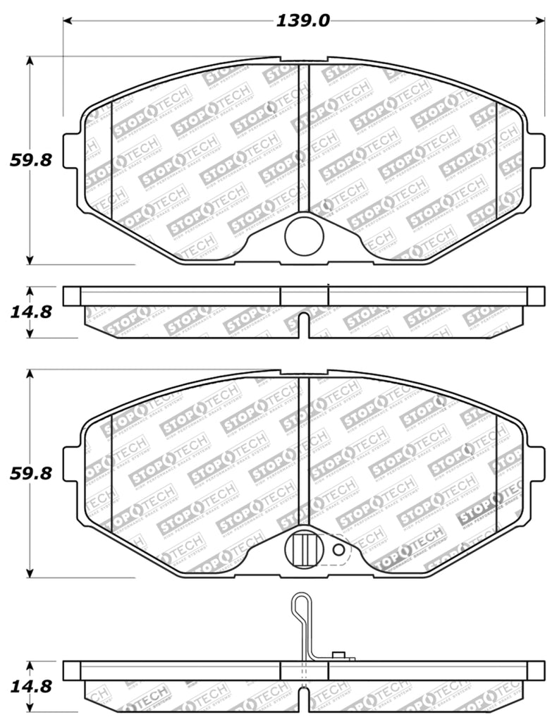 StopTech Performance Brake Pads