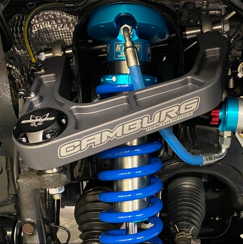 Camburg Toyota Tundra 2WD/4WD 07-21 KINETIK V2 Performance Billet Uniball Upper Arms CAM-310187-GRY