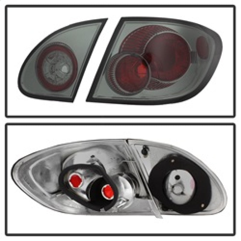 Spyder Toyota Corolla 03-08 Euro Style Tail Lights Smoke ALT-YD-TC03-SM SPYDER