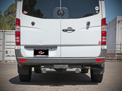 aFe Vulcan Series 3 IN 304 Stainless Steel DPF-Back Exhaust System w/ Black Tip - 49-36504-B
