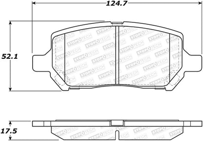 StopTech Street Disc Brake Pads - 305.09560 Stoptech