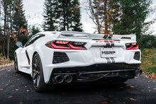 Load image into Gallery viewer, MBRP 20-23 Chevrolet Corvette C8 3in Cat Back Quad Split Rear Exit w/ Carbon Fiber Tips - T304 MBRP