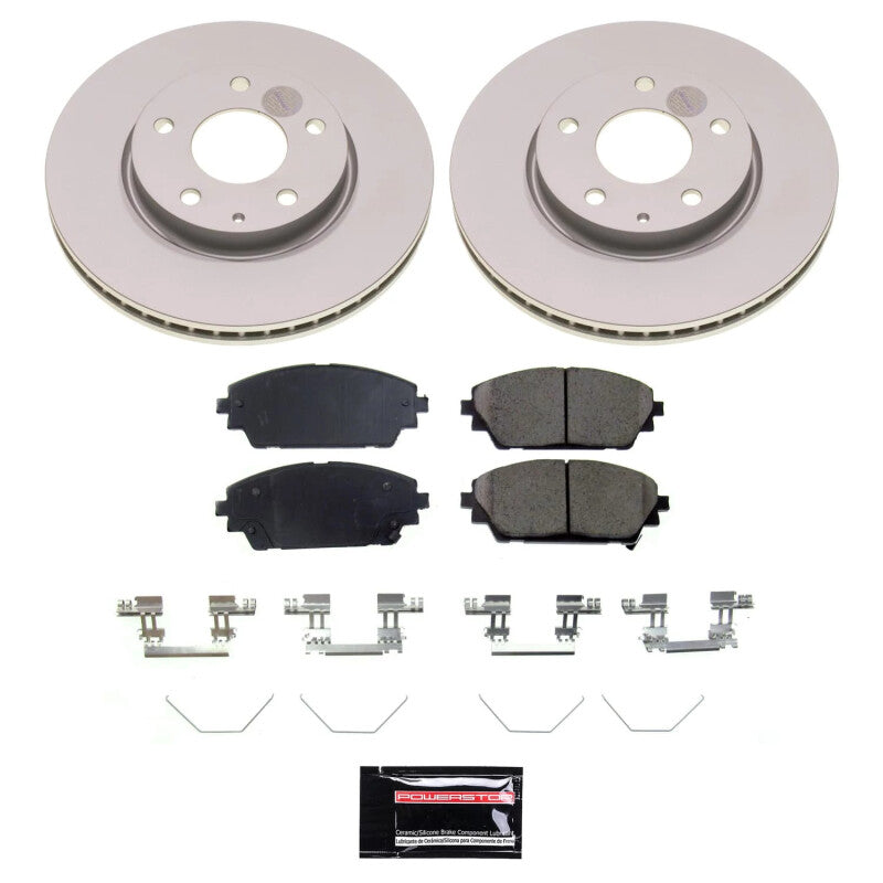Power Stop 19-23 Mazda 3 Front Z17 Coated Brake Kit PowerStop