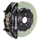 Brembo 15-16 Genesis Sedan 3.8/5.0 (Excl AWD) Fr GT BBK 6Pist Cast 380x34 2pc Rtr Drill-Black