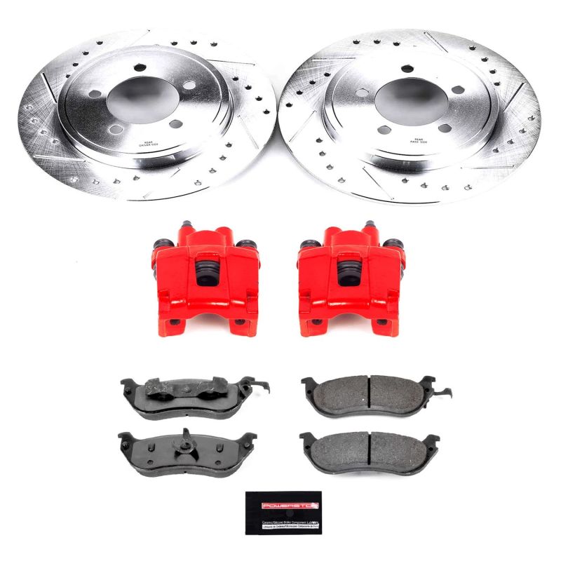 Power Stop 02-05 Ford Explorer Rear Z36 Truck & Tow Brake Kit w/Calipers PowerStop
