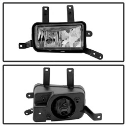 Spyder Chevy Suburban Tahoe 2015-17 OEM Fog Lights W/Chrm trim Cover and Switch Clear FL-CTAH15-C SPYDER