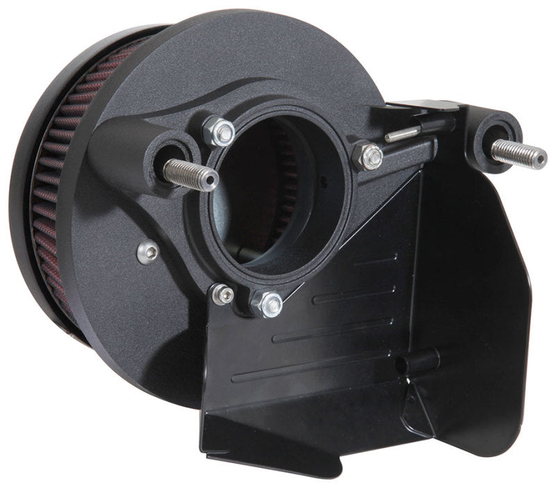 K&N 17-18 Harley Davidson Road Glide Hammer Black Street Metal Intake System K&N Engineering