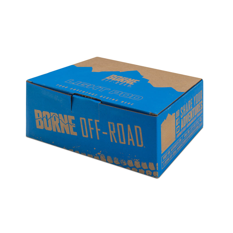 Borne Off-Road 21+ Bronco Light Pods 4pc Ditch 3x3 Flood