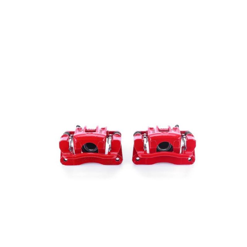 Power Stop 01-06 Hyundai Santa Fe Rear Red Calipers w/Brackets - Pair PowerStop