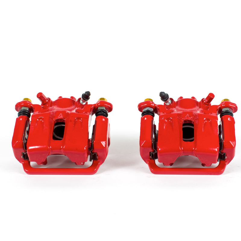 Power Stop 09-14 Acura TL Rear Red Calipers w/Brackets - Pair PowerStop