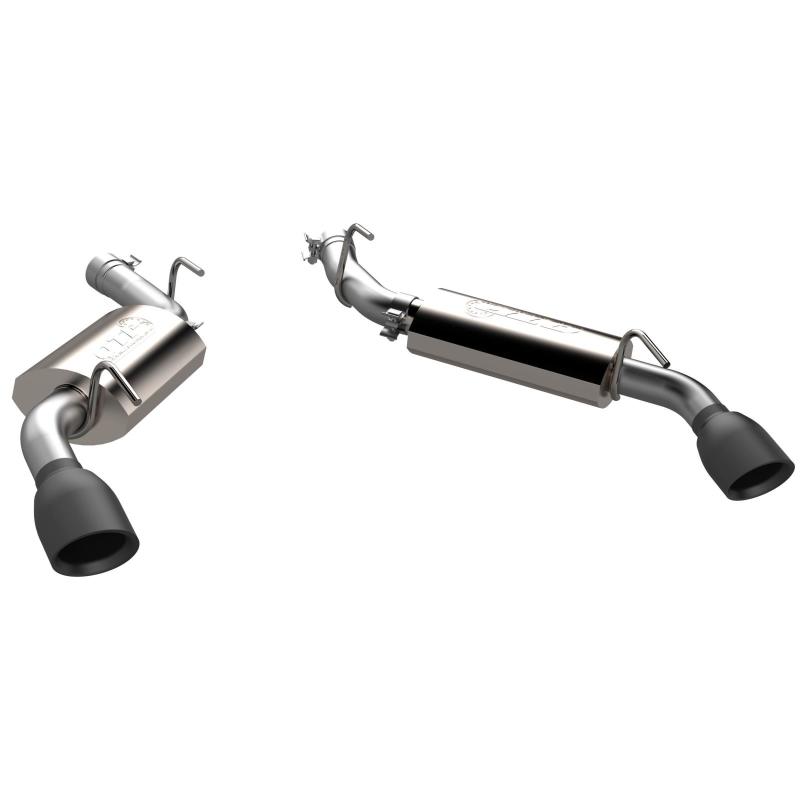 QTP 10-13 Chevrolet Camaro SS 6.2L 304SS AR3 Axle Back Exhaust w/4.5in Black Tips QTP