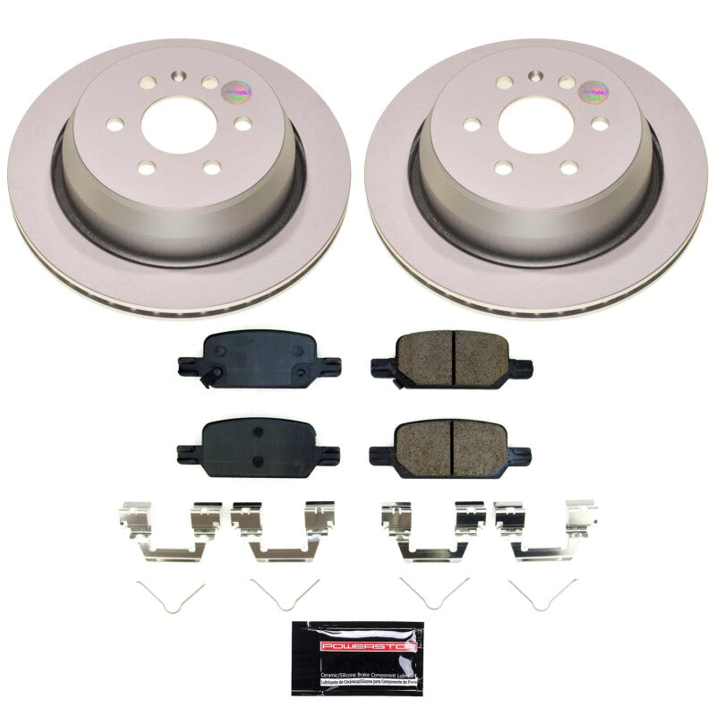 Power Stop 21-22 Chevrolet Colorado Rear Z17 Coated Brake Kit PowerStop