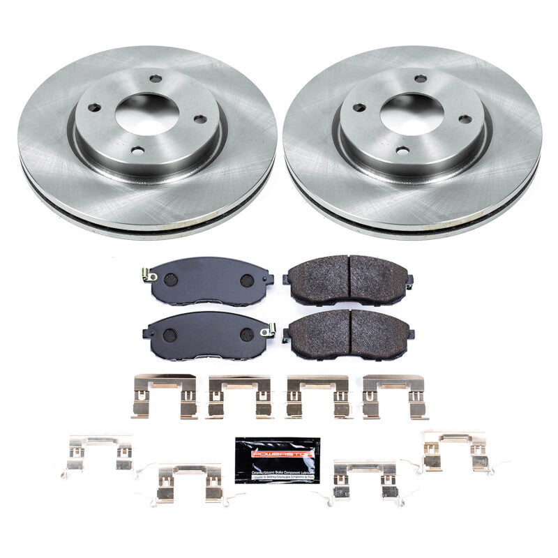 Power Stop 09-14 Nissan Cube Front Track Day Brake Kit PowerStop