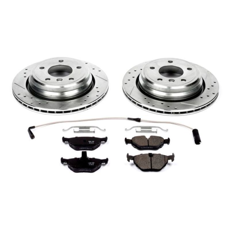 Power Stop 01-03 BMW 525i Rear Z23 Evolution Sport Brake Kit PowerStop